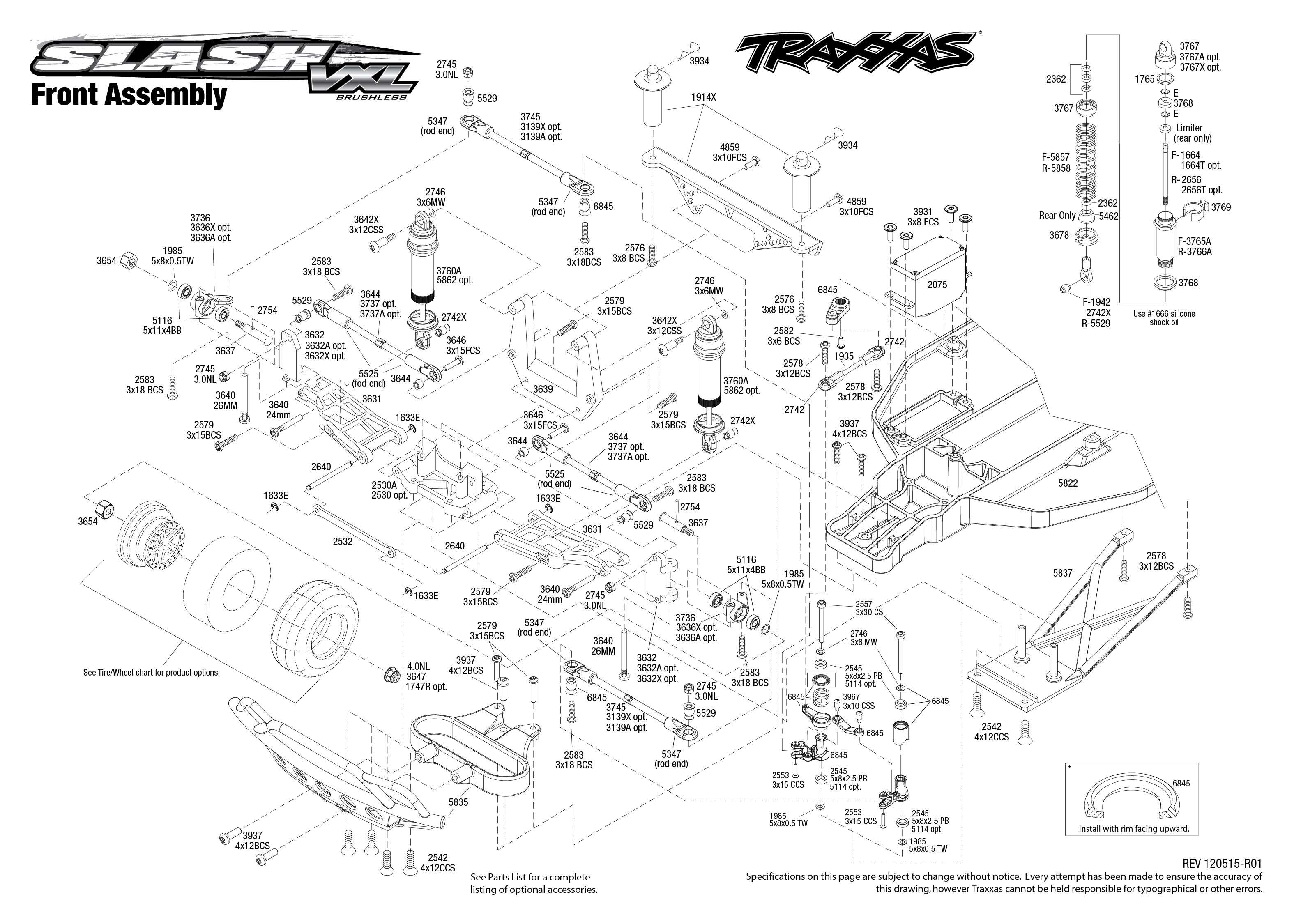 Traxxas spartan sales exploded view